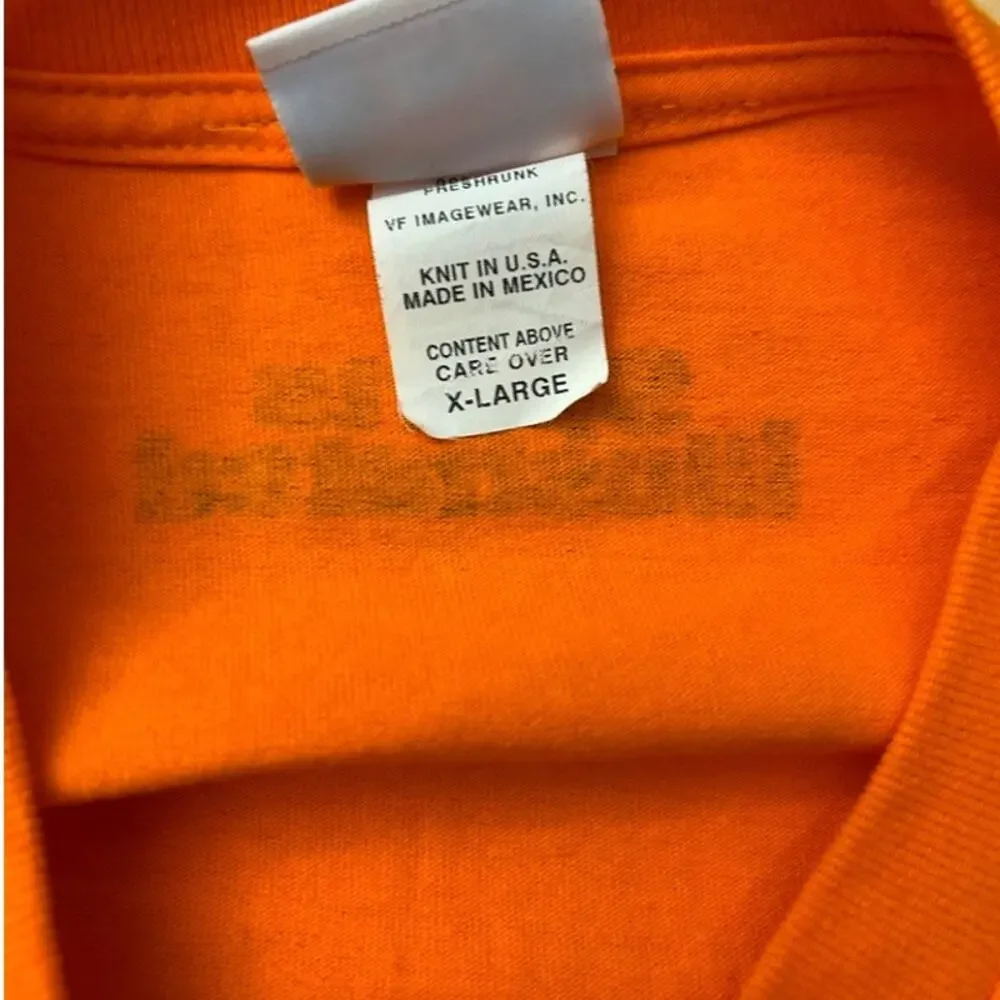 Cleveland Browns Vintage NFL Sports Illustrated Orange shirt Size XL